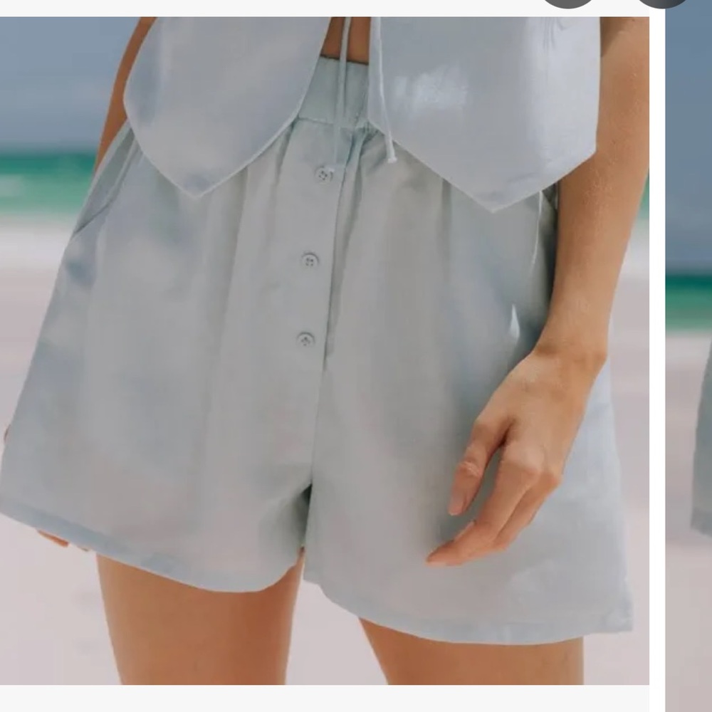 Daily Drills Light Blue Women's Shorts